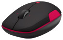 Мышь беспроводная Logitech M345 чёрный розовый USB 910-0025914