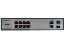 Коммутатор D-LINK DES-3200-10 управляемый 8 портов 10/100Mbps 2 combo GbLAN/SFP3