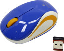 Мышь беспроводная Logitech M187 синий оранжевый USB 910-0027383