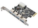 Контроллер PCI-E Orient VA-3U4PE USB3.0 4ext Retail