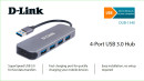Концентратор USB 3.0 D-Link DUB-1340/D1A 4 х USB 3.0 серый2
