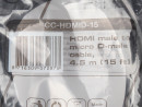 Кабель HDMI-micro HDMI 4.5м Gembird CC-HDMID-155