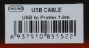 Кабель-адаптер USB 2.0 AM-LPT 1.8м VCOM Telecom прямое подключение к LPT порту принтера VUS70522