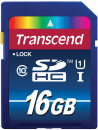 Карта памяти SDHC 16GB Class 10 Transcend UHS-I 400x Premium TS16GSDU12
