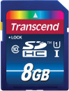 Карта памяти SDHC 8GB Class 10 Transcend UHS-I 300x Premium TS8GSDU12