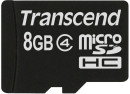 Карта памяти Micro SDHC 8GB Class 4 Transcend TS8GUSDC43