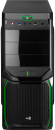 Корпус ATX Aerocool V3X Advance Evil Green Edition Без БП чёрный EN573565