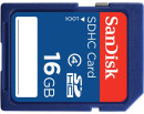 Карта памяти SDHC 16GB Class 4 Sandisk SDSDB-016G-B354