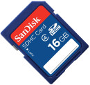 Карта памяти SDHC 16GB Class 4 Sandisk SDSDB-016G-B356