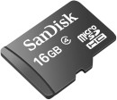 Карта памяти Micro SDHC 16Gb Class 4 Sandisk SDSDQM-016G-B35A + адаптер SD5