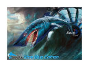 Вентилятор Aerocool Shark Blue Edition 120mm 800rpm 12.6 dBA синяя подсветка EN55420
