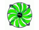 Вентилятор Aerocool Silent Master "Green LED" 200mm 800rpm 18 dBA зеленая подсветка EN55710