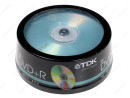 Диски DVD-R TDK 16x 4.7Gb CakeBox 25шт 19416