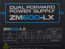 Блок питания ATX 600 Вт Zalman ZM600-LX4