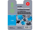 Картридж Cactus CS-CLI8C голубой для Canon PIXMA MP470 MP500 MP520 MP530