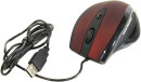 Мышь проводная DEFENDER Opera 880 чёрный бордовый USB 528323
