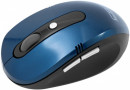Мышь беспроводная CBR CM-500 чёрный синий USB