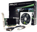 Видеокарта 512Mb PNY Quadro NVS 300 PCI-Ex1 2xDVI DMS-59 Low Profile VCNVS300X16DVI-1 Retail10