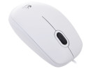 Мышь проводная Logitech B100 белый USB 910-0033602