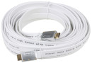Кабель HDMI 10м AOpen 1.4+3D/Ethernet ACG545A-W-10M белый
