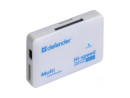 Картридер внешний Defender COMBO TINY + USB хаб 3 порта SDHC/MicroSDHC/MSPro/M2 USB2.0 835022