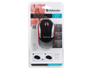 Мышь Defender Discovery MS-630 черный/красный скруч.кабель USB 52632