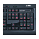 Клавиатура проводная Sven Comfort 7600 EL USB черный6