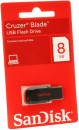 Флешка USB 8Gb SanDisk Cruzer Blade SDCZ50-008G-B35 черно-красный8
