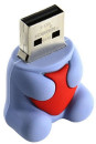 Флешка USB 8Gb ICONIK Мишка Серый ТЕДДИ RB-BEARG-8GB4