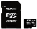 Карта памяти Micro SDHC 32Gb Class 10 Silicon Power Elite UHS-1 + 1 Adapter SP032GBSTHBU1V10-SP3