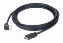 Кабель HDMI 1.8м Gembird v1.4 углов. разъем черный позол.разъемы экран пакет CC-HDMI 490-6