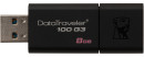 Флешка USB 8Gb Kingston DataTraveler DT100G3 USB3.0 DT100G3/8GB4