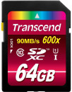 Карта памяти SDXC 64GB Class 10 Transcend UHS-I TS64GSDXC10U13