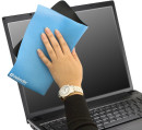 Коврик для мыши Defender тканевый Notebook микрофибра 300х225х1.2 мм 50709 серый/голубой4