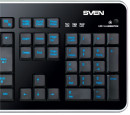 Клавиатура проводная Sven Comfort 7400 EL USB черный3
