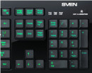 Клавиатура проводная Sven Comfort 7400 EL USB черный4