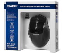 Мышь беспроводная Sven RX-525 Silent чёрный серый USB5