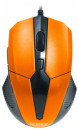 Мышь проводная CBR CM-301 оранжевый чёрный USB2