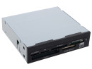Картридер внутренний Ginzzu GR-126B SDXC/SDHC/MMC/microSDXC/SDHC/MS/MSDuo/MS PRO Duo/CFI/CFII/M2/xD OEM черный