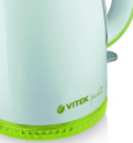 Чайник Vitek VT-1175 G 2200 Вт белый зелёный 1.7 л пластик8