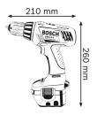 Аккумуляторная дрель-шуруповерт Bosch GSR 12-2 набор бит3