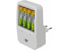Зарядное устройство + аккумуляторы 1300 mAh GP PB420GS130-2CR4 AA 4 шт2