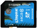 Карта памяти SDXC 64GB Class 10 Kingston SDA10/64GB UHS-I Read 60Mb/s Write 35Mb/s4