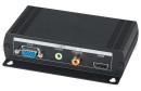 Преобразователь SC&T VH01 для VGA-сигнала и аудиосигнала в HDMI-сигнал. Преобразует VGA и стерео/цифровой S/PDIF аудиосигналы в формат HDMI Vh01-22