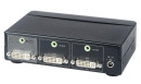 Коммутатор SC&T DS02A для DVI- и стерео аудиосигналов 2 входа DVI-I TRS 1 выход DVI-I TRS2