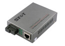 Оптический медиаконвертер SF&T SF-100-11S5a Fast Ethernet для передачи Ethernet по одному волокну одномодового оптического кабеля до 20км