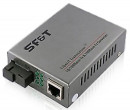 Оптический медиаконвертер SF&T SF-100-11S5b Fast Ethernet медиаконвертер для передачи Ethernet по одному волокну одномодового оптического кабеля до 20км