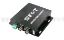 Передатчик оптический SF&T SFS10S5T для передачи 1 канала видео HD-SDI по одному волокну одномодового оптического кабеля до 20км