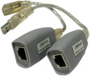 Удлинитель OSNOVO TA-U1/1+RA-U1/1 для интерфейса USB 1.1 для клавиатуры и мыши по кабелю витой пары CAT5/5e/6 до 100м2