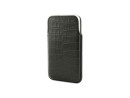 Чехол универсальный MCA для телефонов 3.5" кожа черный крокодиловая текстура